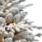 6 Pack: 4.5ft. Pre-Lit Flocked Northern Fir Artificial Christmas Tree, Clear Lights